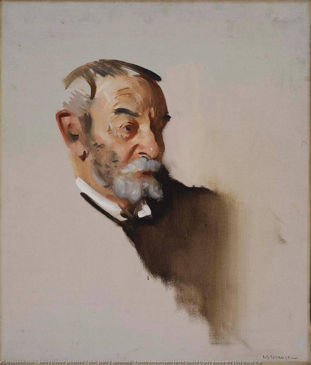 Hon. Jules J. Jusserand, French Ambassador To The United States During The First World War — John Christen Johansen