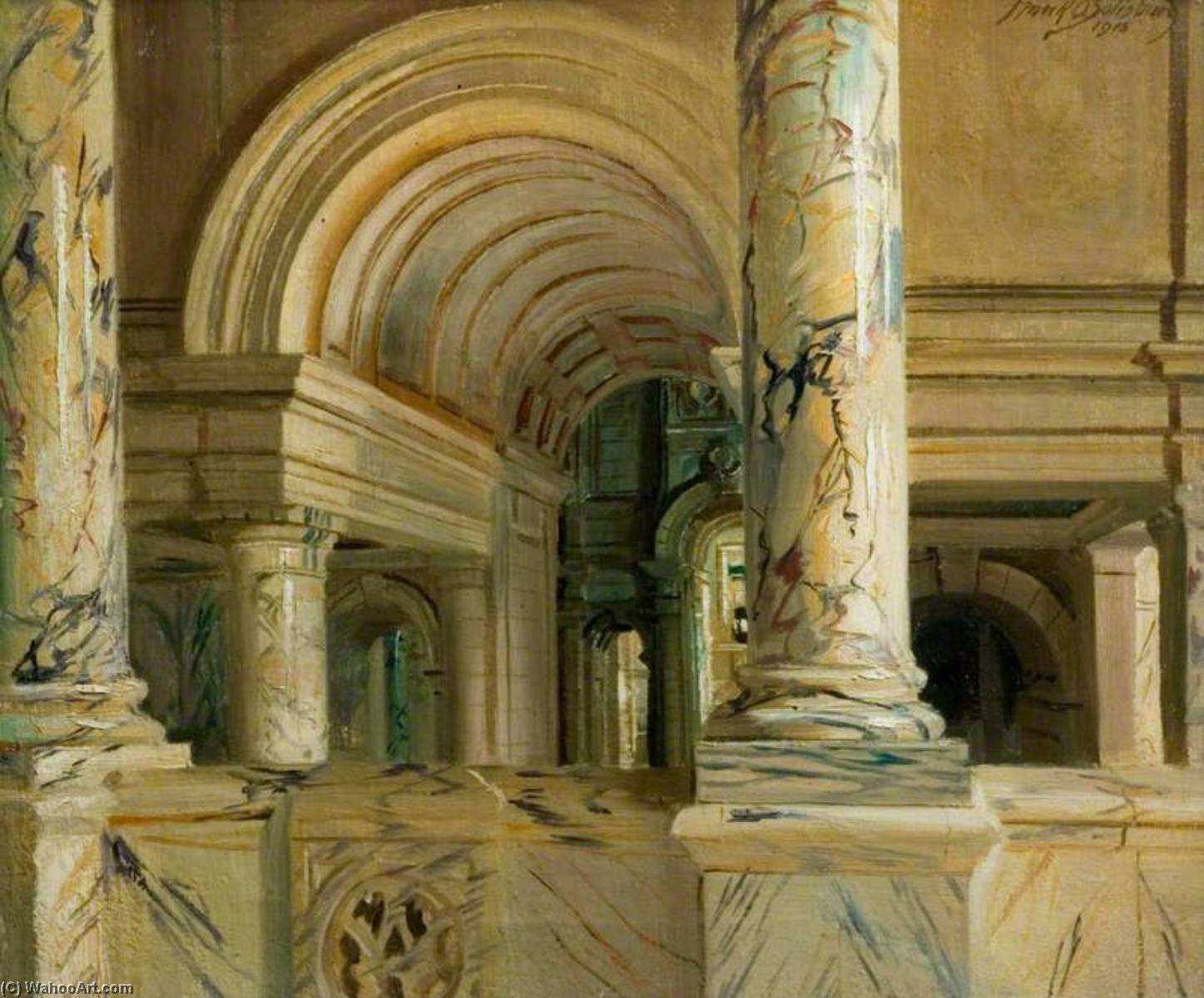 The Entrance Hall Of The Victoria And Albert Museum — Frank O. Salisbury