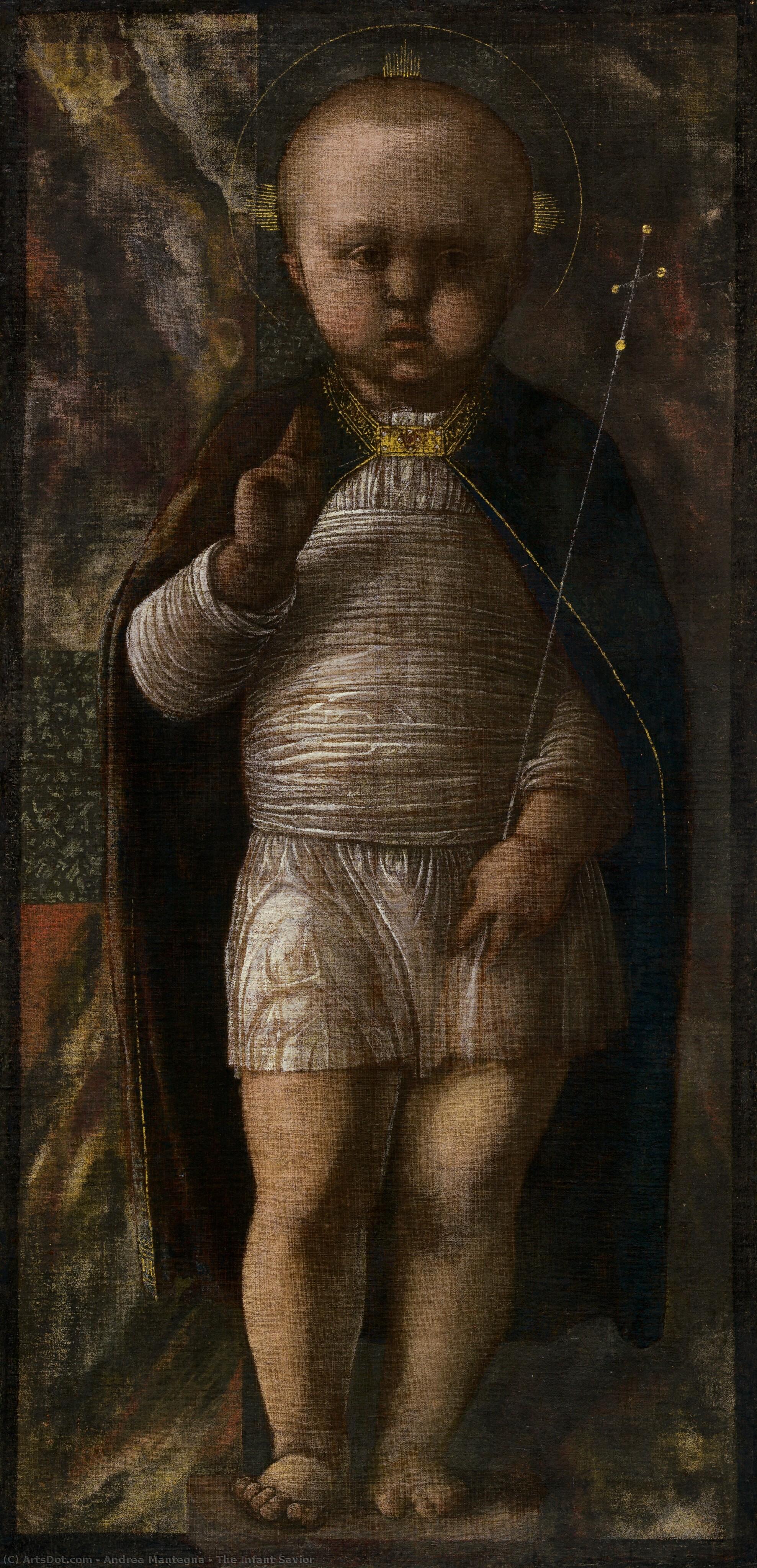 El Niño Salvador — Andrea Mantegna