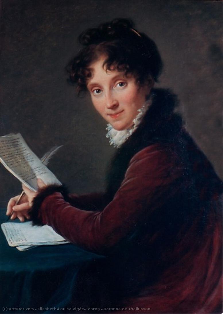 Baronne De Thellusson — Elisabeth-louise Vigée-lebrun