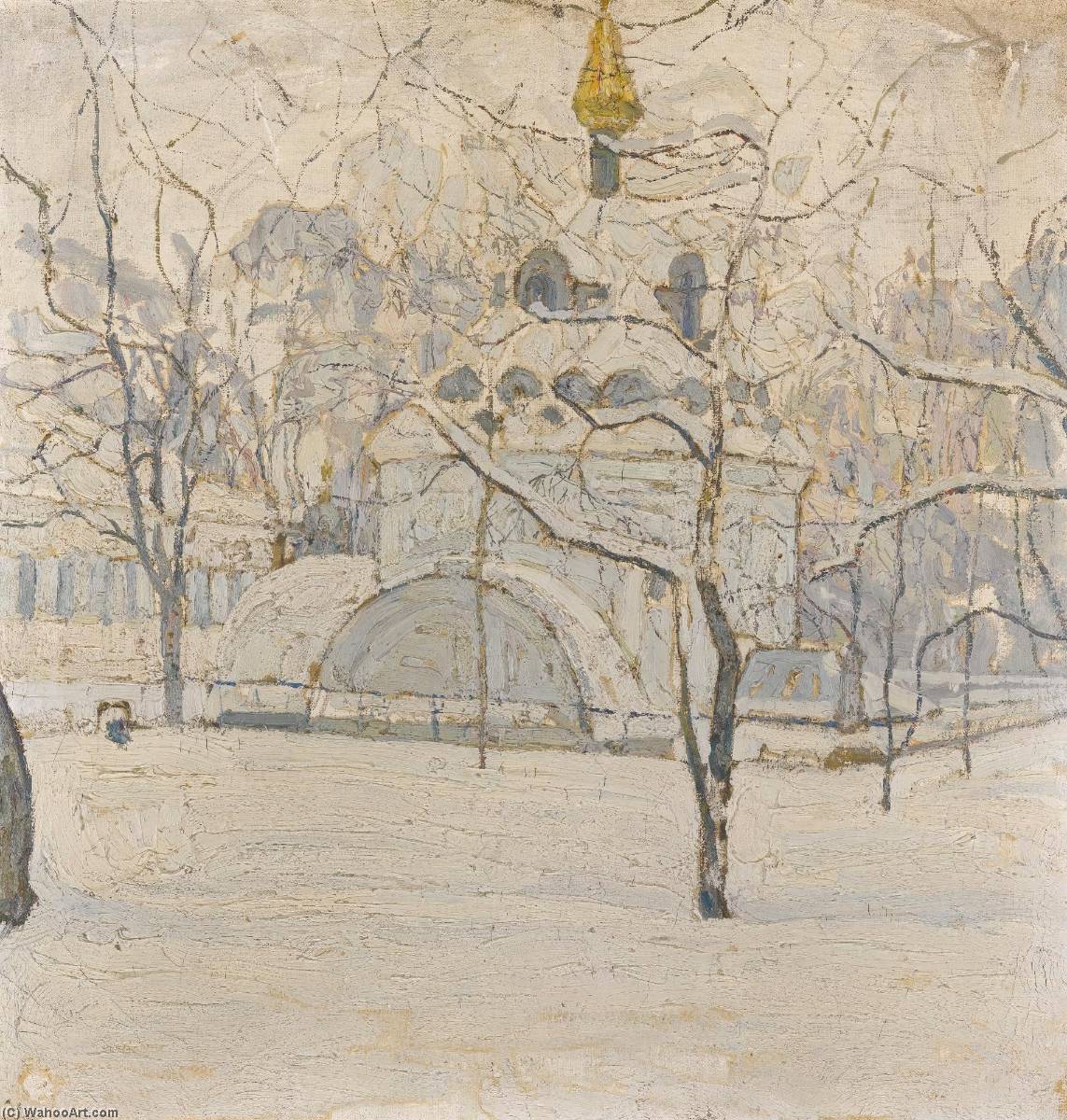Un Coin De Russie L'hiver — Abraham A Manievich
