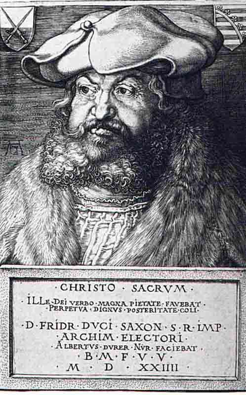 Porträt Von Friedrich Dem Weisen, Berlin Smpk — Albrecht Dürer
