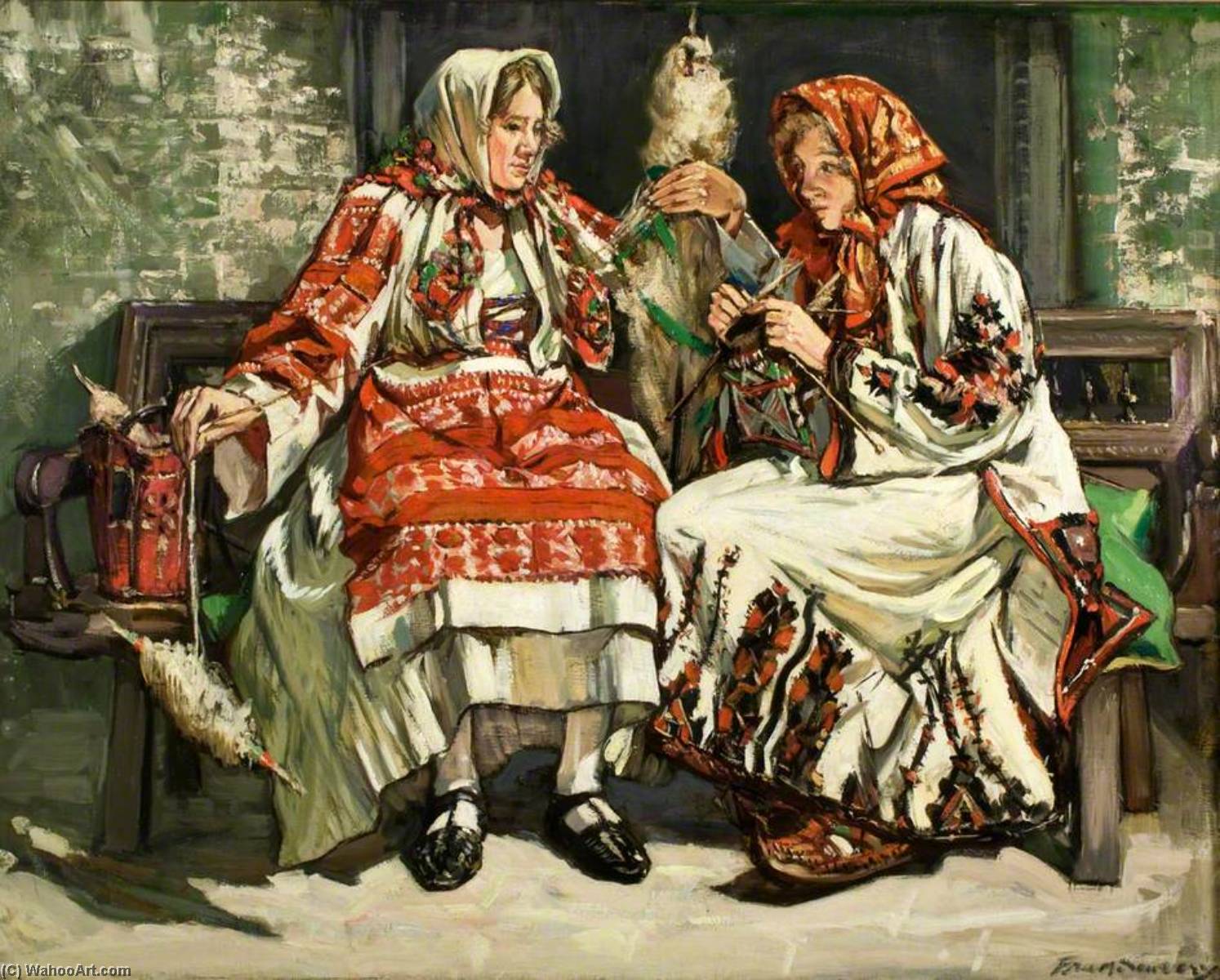 Serbian Women — Francis Henry Newbery