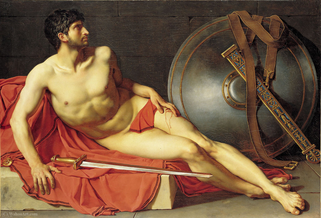 Dying Athlete Or Wounded Roman Soldier — Jean Germain Drouais