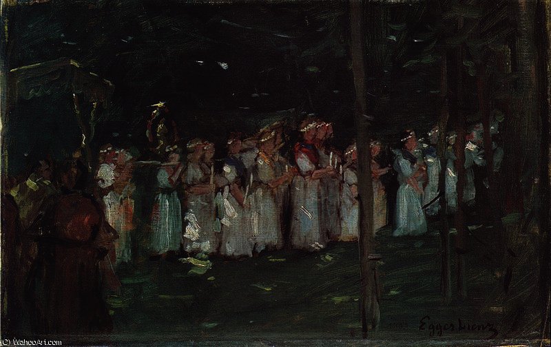 The Procession I — Albin Egger Lienz