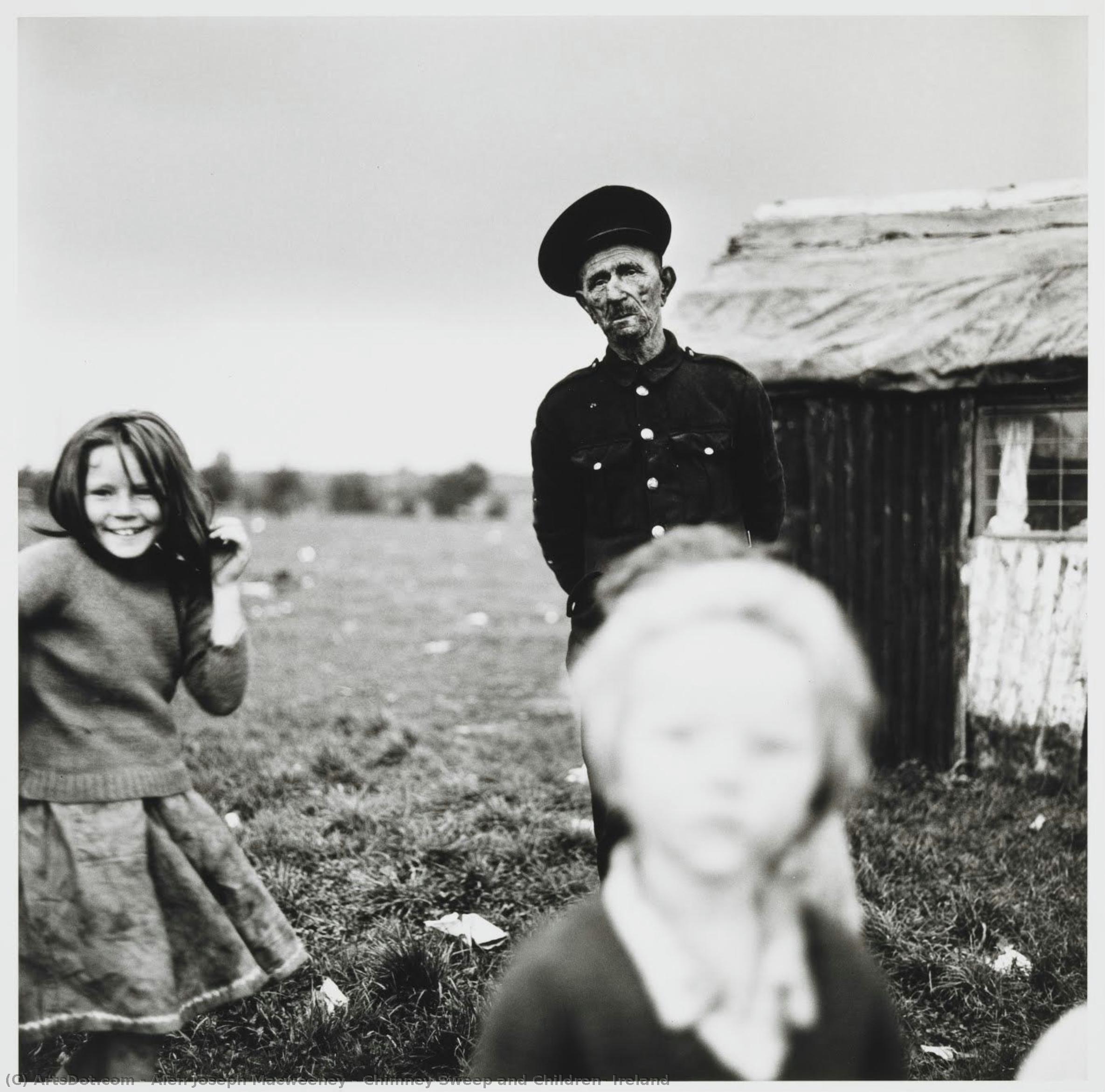 Chimney Sweep And Children, Ireland — Alen Joseph Macweeney