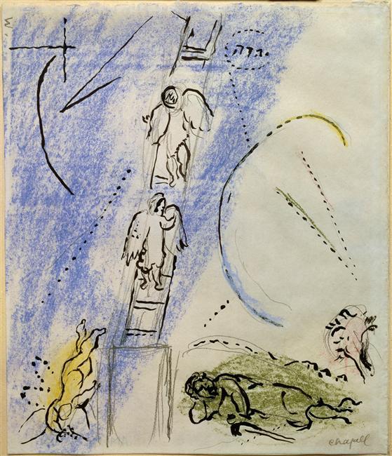 'study To ''the Jacob's Dream''' — Марк Шагал