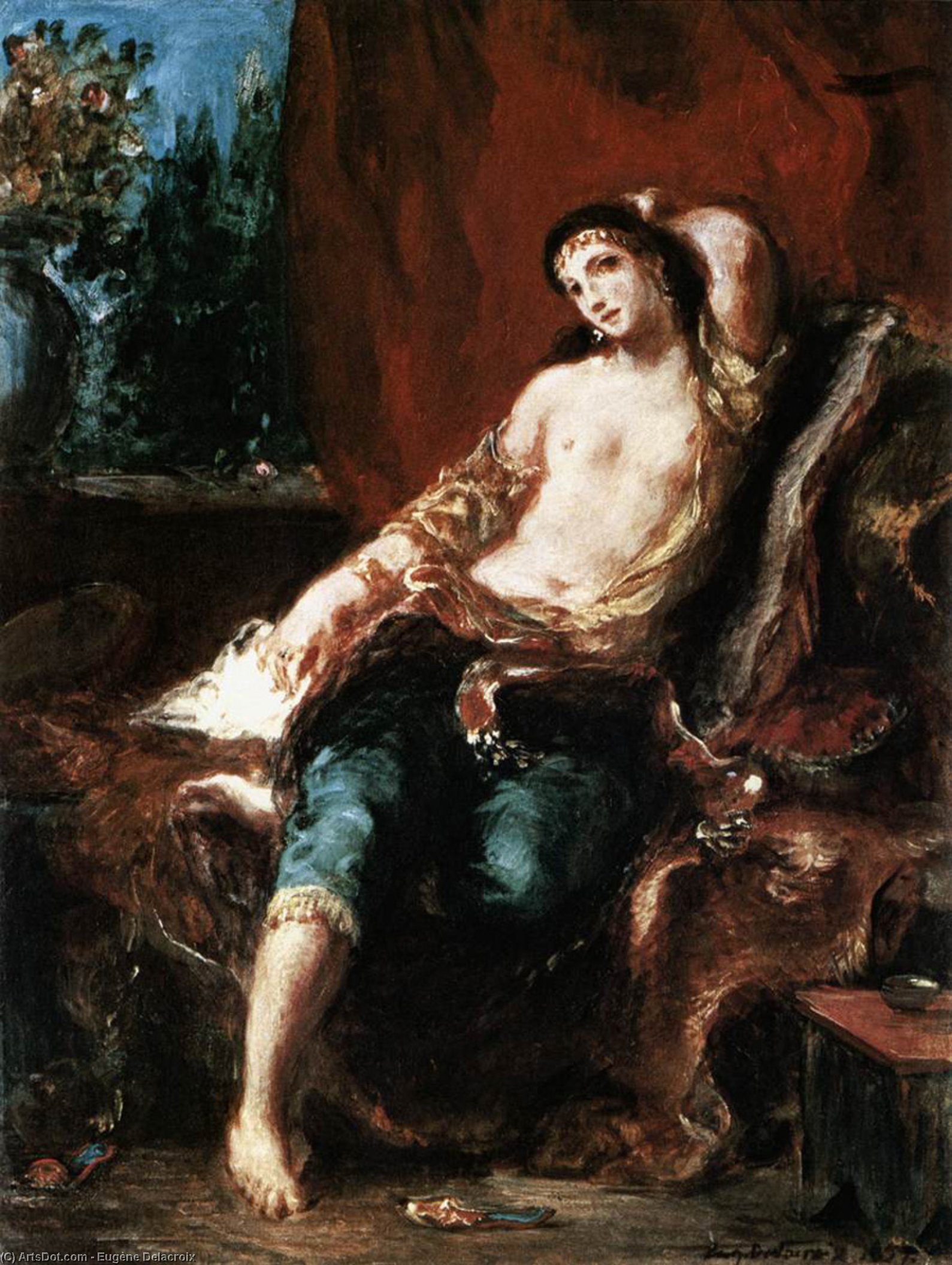 Odalisque — Эжен Делакруа