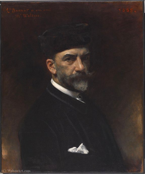 Self Portrait Leon Bonnatt — Léon Joseph Florentin Bonnat