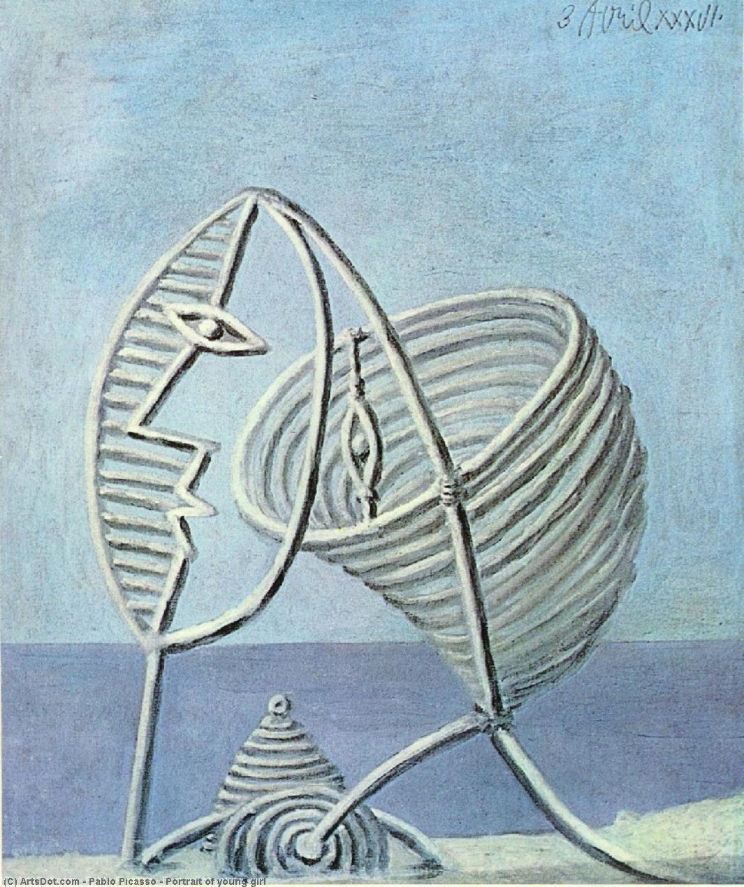 Portrait Of Young Girl — Pablo Picasso