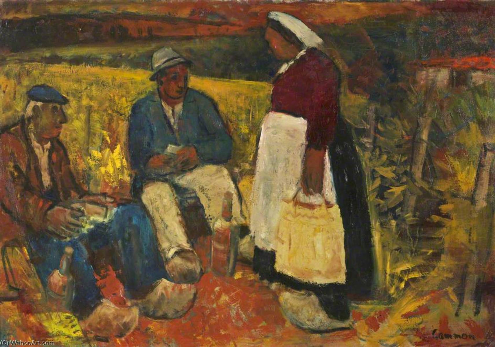 Midi In The Vineyards, Languedoc — Reginald Gammon