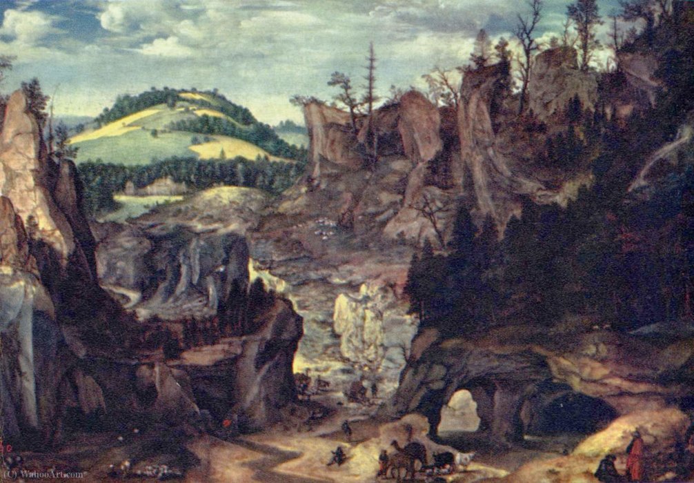 Landscape With Shepherd — Cornelis Van Dalem