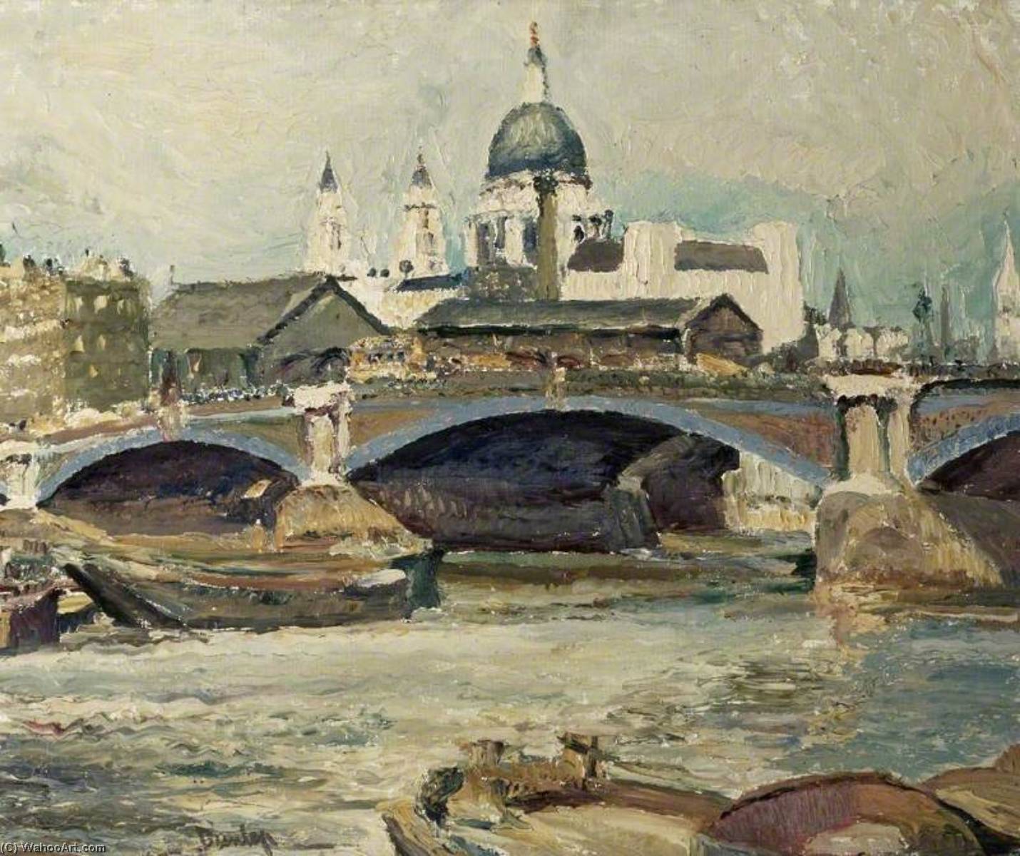 St Paul's, Blackfriars Bridge, London — Ronald Ossory Dunlop