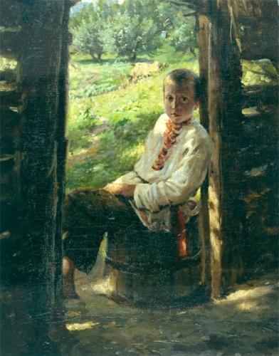 Portrait Of The Ukrainian Boy — Nikolai Ge
