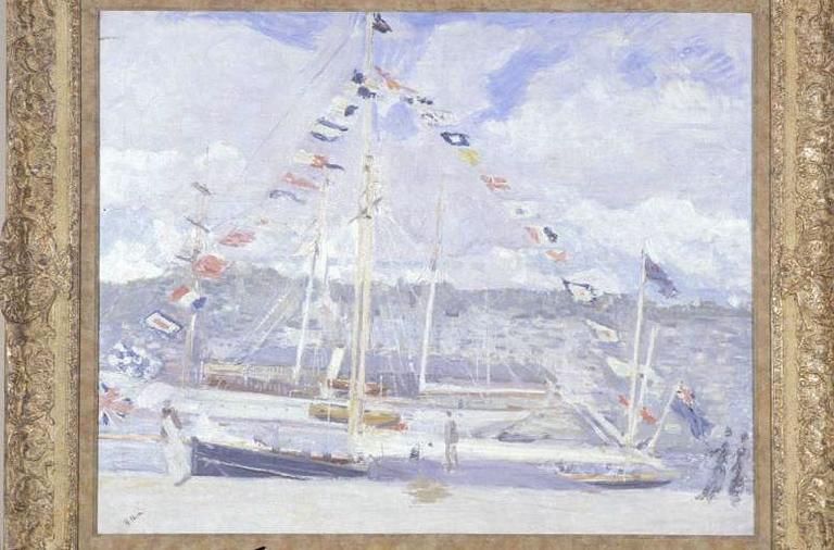 Le Yacht À Deauville — Paul César Helleu