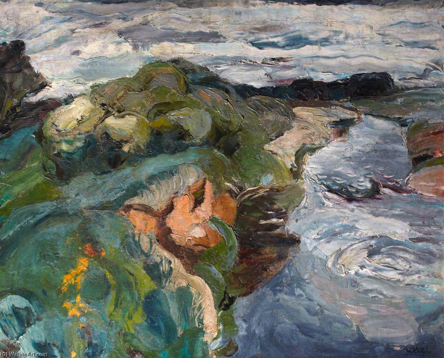 River Tyne Near Haddington, East Lothian — Sir William George Gillies