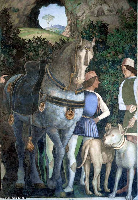 Palacio Ducal - Suite Del Cardenal Francesco (detalle) — Andrea Mantegna