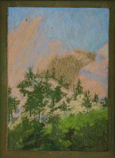 Red Rocks (painting) — Mary Agnes Yerkes