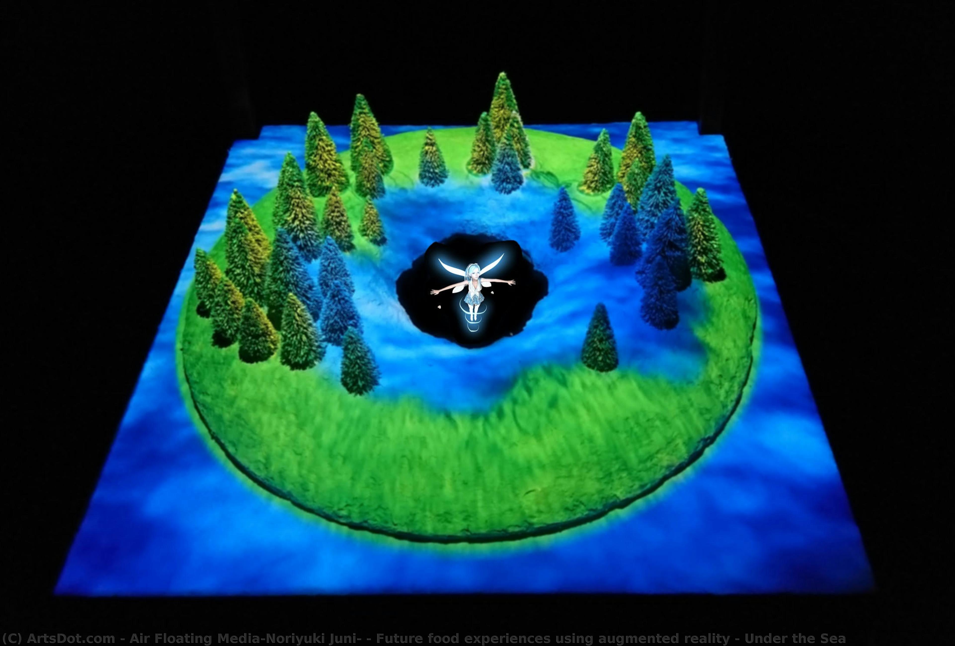 Future Food Experiences Using Augmented Reality – Under The Sea — Air Floating Media(noriyuki Juni)