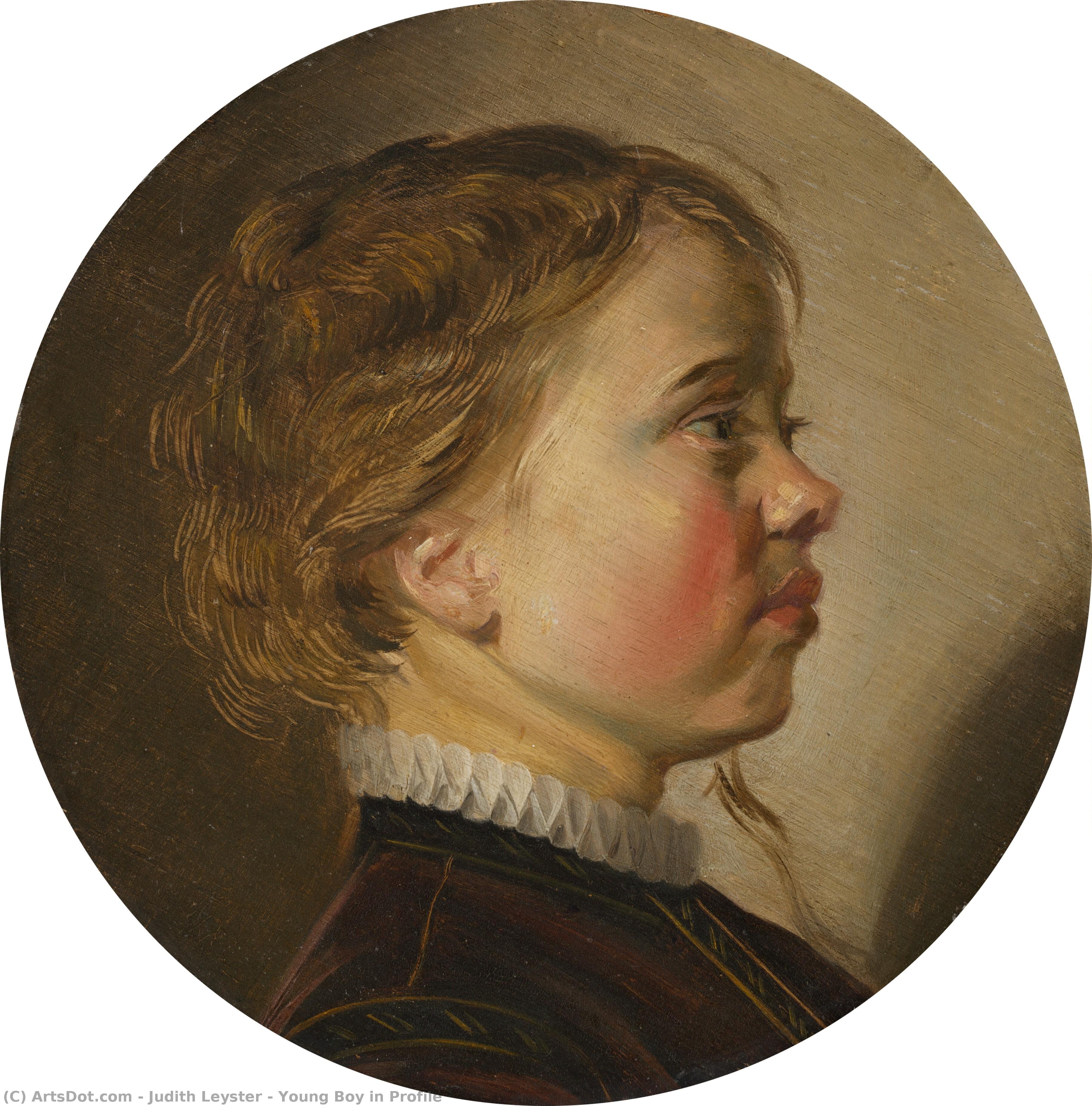 Young Boy In Profile — Юдит Лейстер