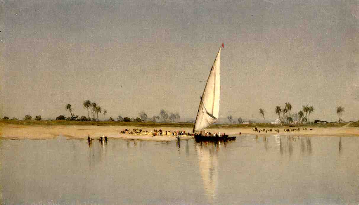 A Sketch On The Nile — Sanford Robinson Gifford