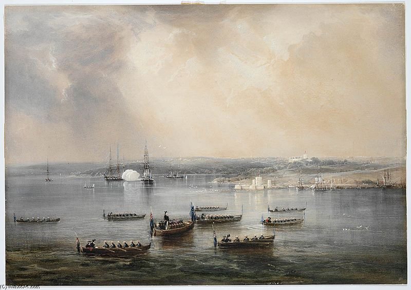 The Funeral Of Rear Admiral Phillip Parker King — Conrad Martens