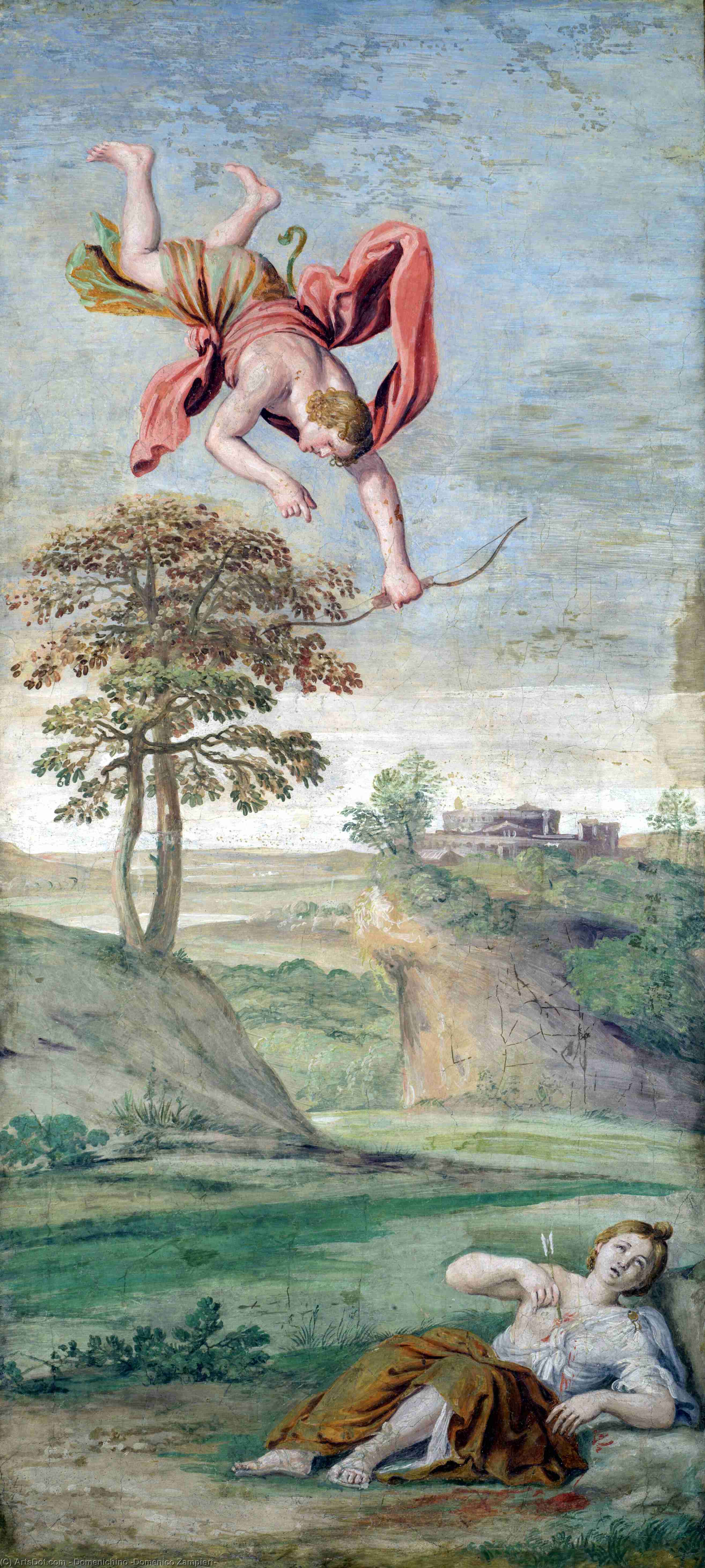 Apollo Slaying Coronis — Domenichino (domenico Zampieri)