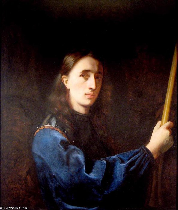 Portrait In A Blue Coat With Cuirass — Johann Ulrich Mayr