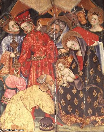 The Adoration Of The Kings — Lluís Borrassà