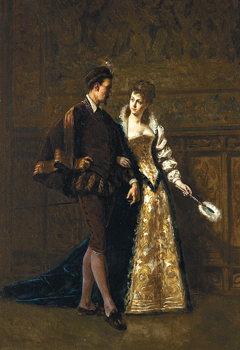 Going Out From Church — Ladislaus Bakalowicz
