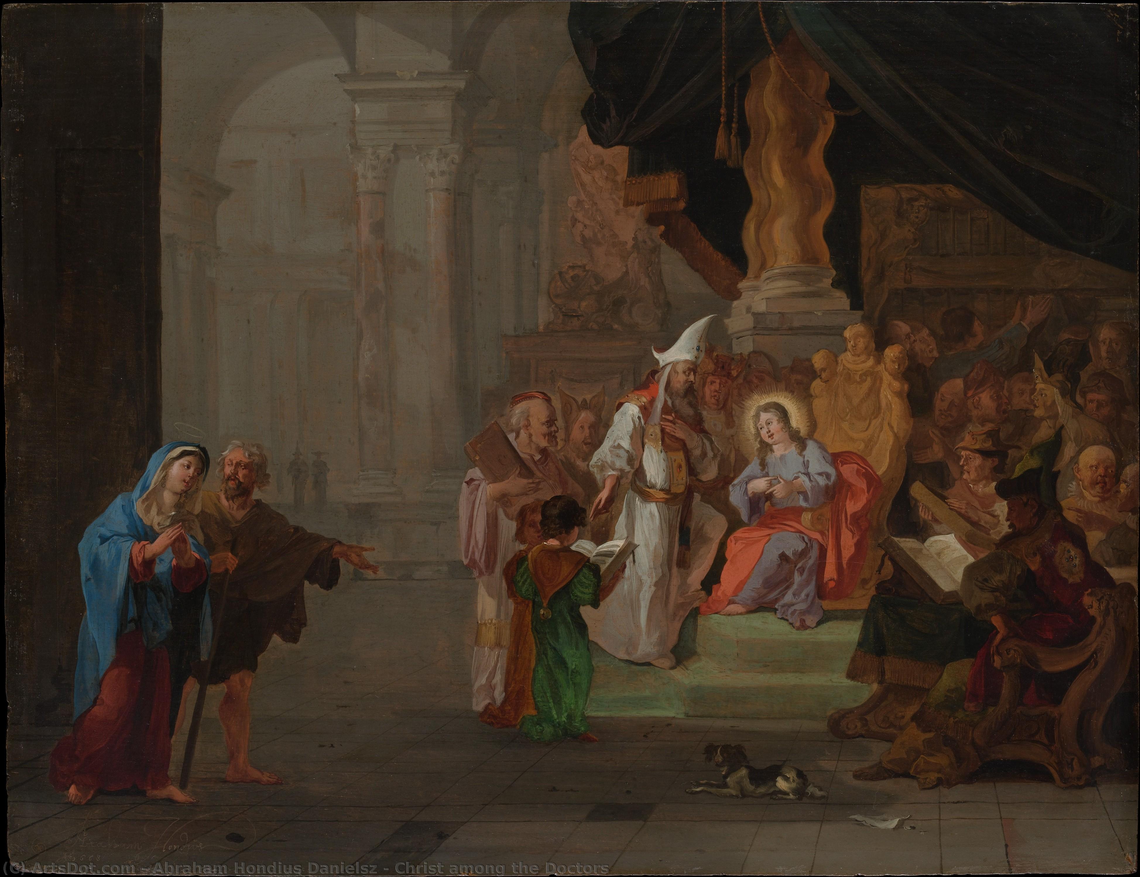 Christ Among The Doctors — Abraham Hondius Danielsz
