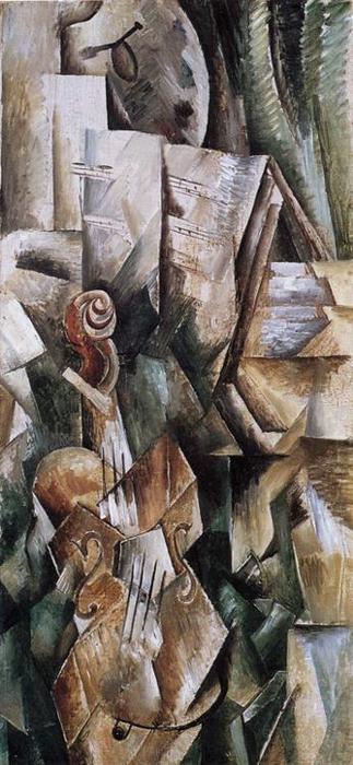 Violin On Palette — Жорж Брак