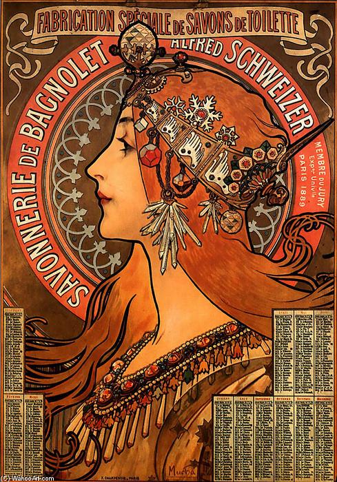 Savonnerie De Bagnolet — Alphonse Mucha