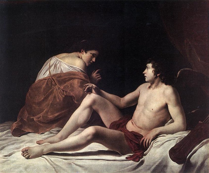 Cupid And Psyche — Orazio Gentleschi