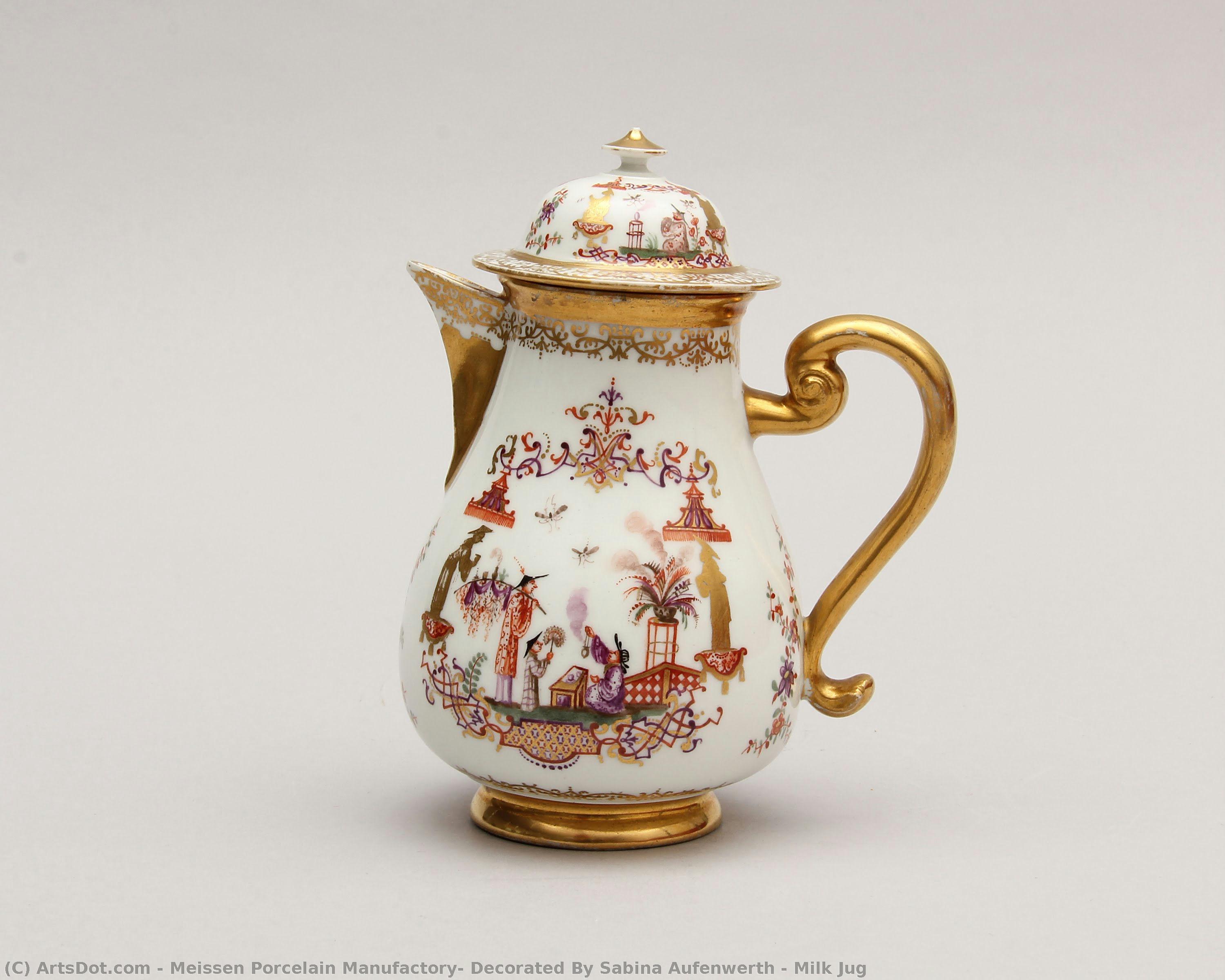Milk Jug — Meissen Porcelain Manufactory, Decorated By Sabina Aufenwerth
