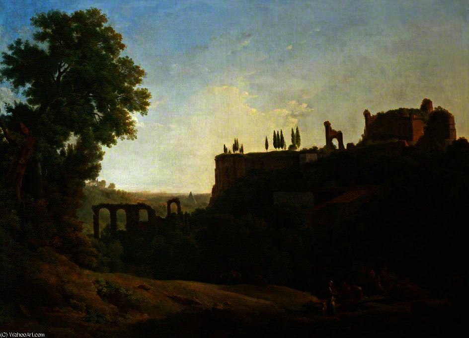 Italian Landscape With Figures And Ruins — Richard Wilson