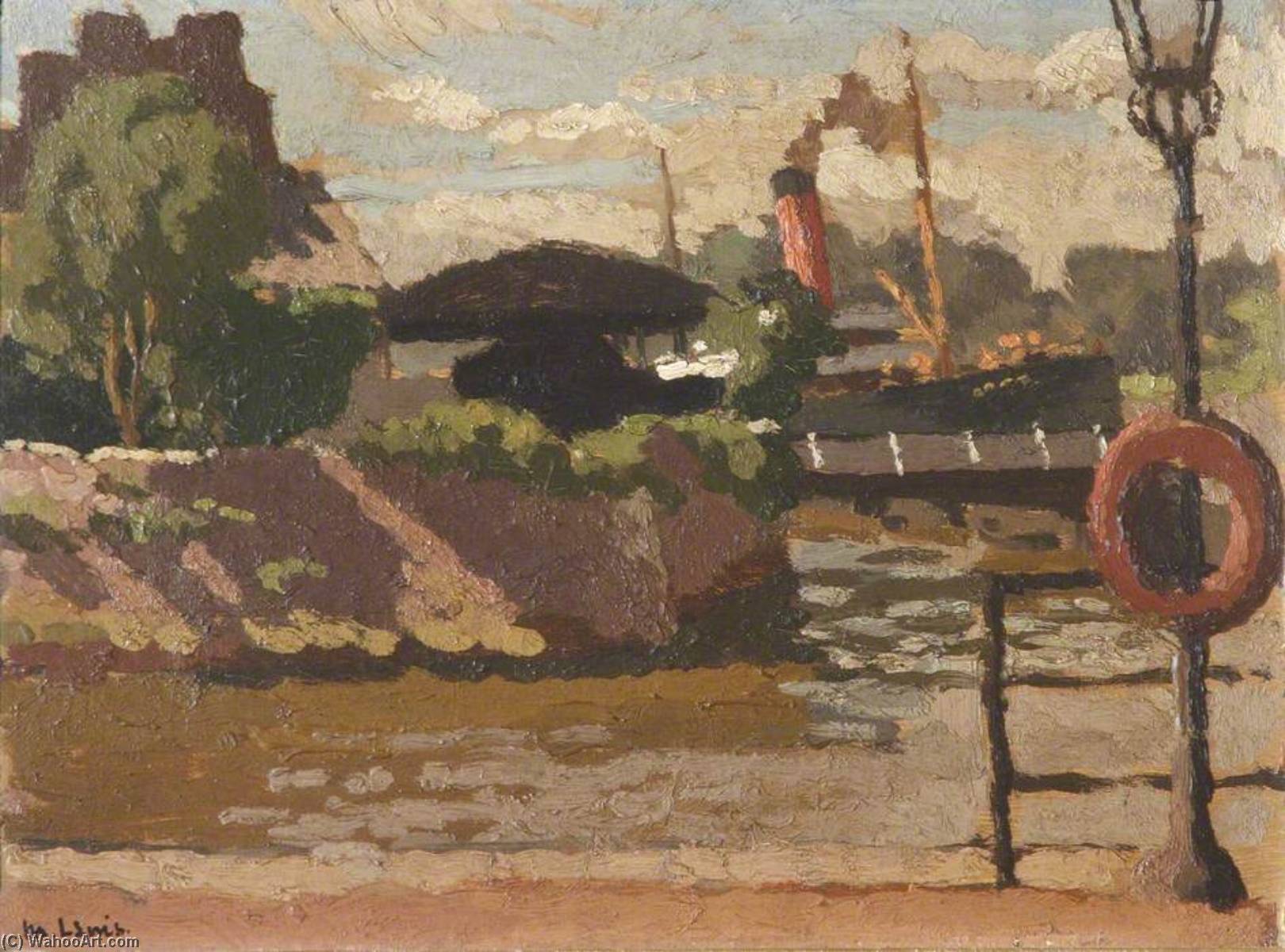 Waterford Quay With Steamboat — Edward Morland Lewis
