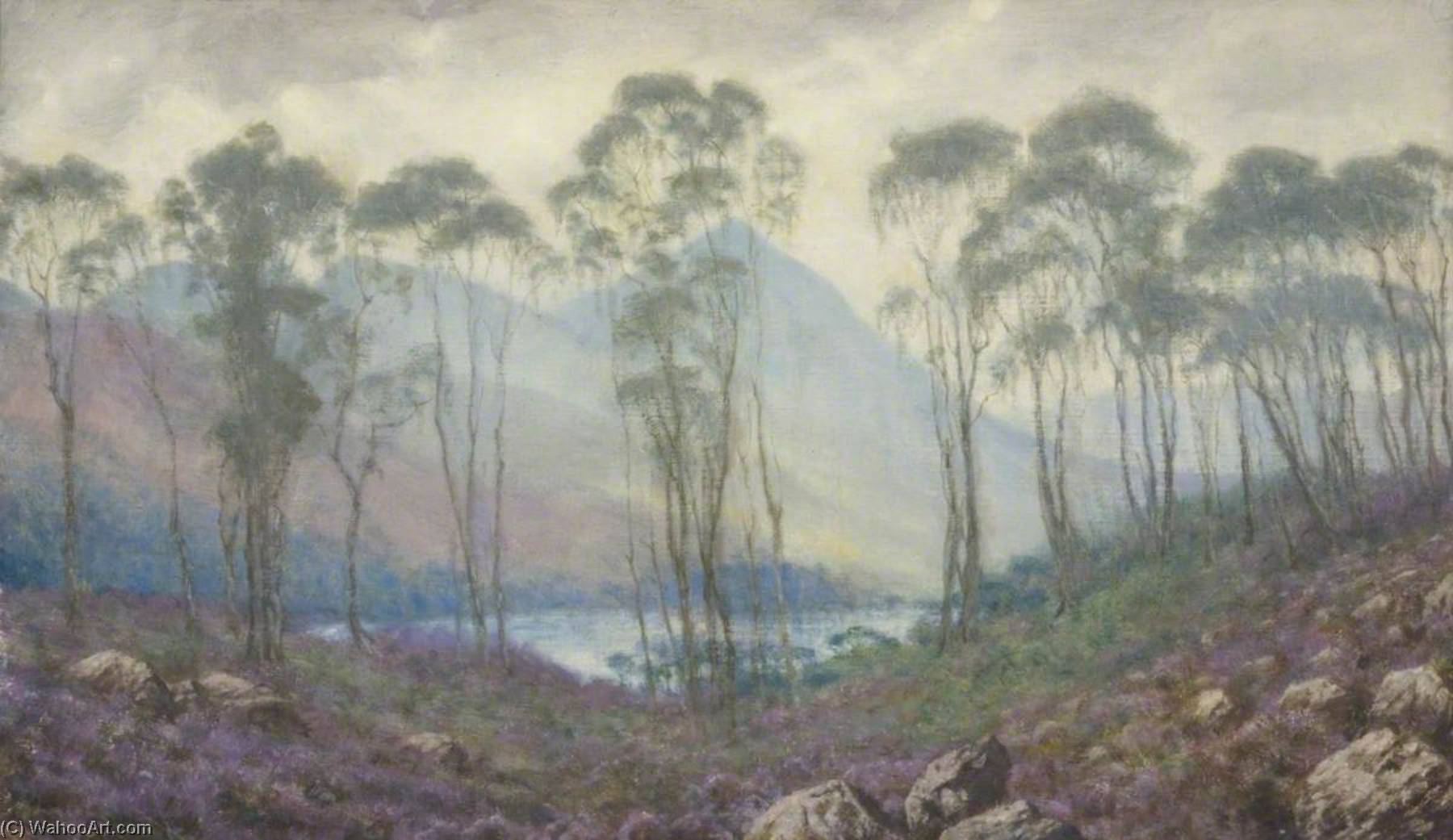 A Scottish Landscape — Sigismund Christian Hubert Goetze