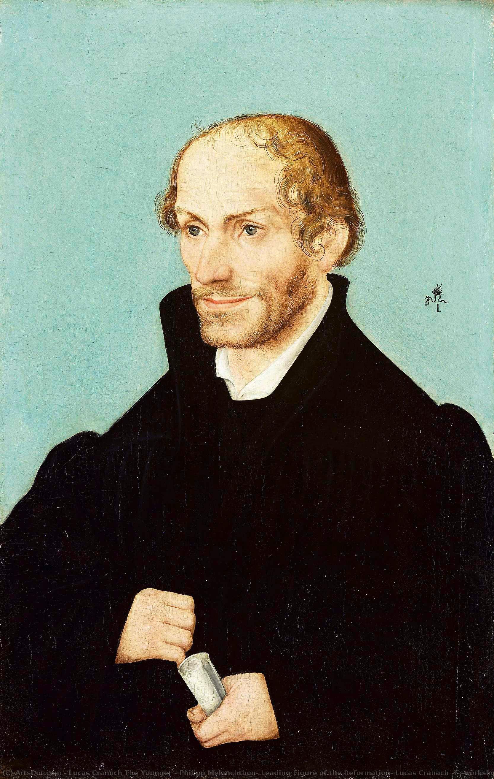 Philipp Melanchthon, Leading Figure Of The Reformation, Lucas Cranach (i) (workshop Of), 1540 - 1560 — Lucas Cranach The Younger