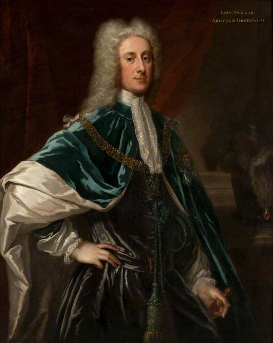 John Dalrymple (1673–1747), 2nd Earl Of Stair Or John Campbell (1680–1743), Duke Of Argyll And Greenwich — William Aikman