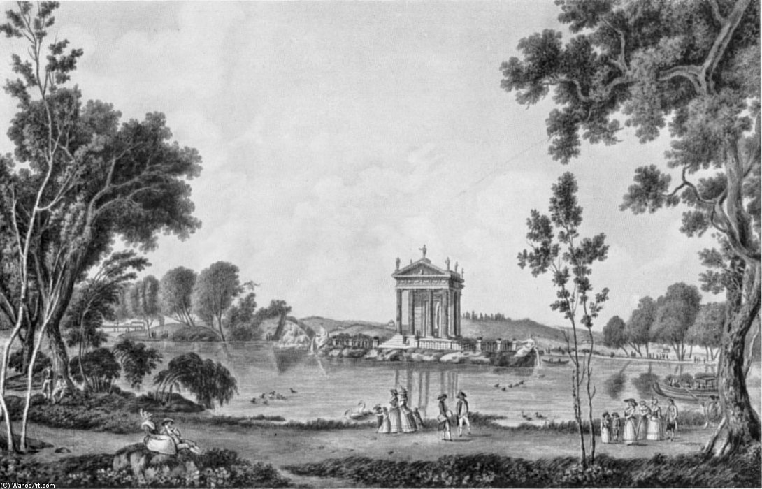 Aus Dem Garten Der Villa Borghese In Rom — Giovanni Volpato