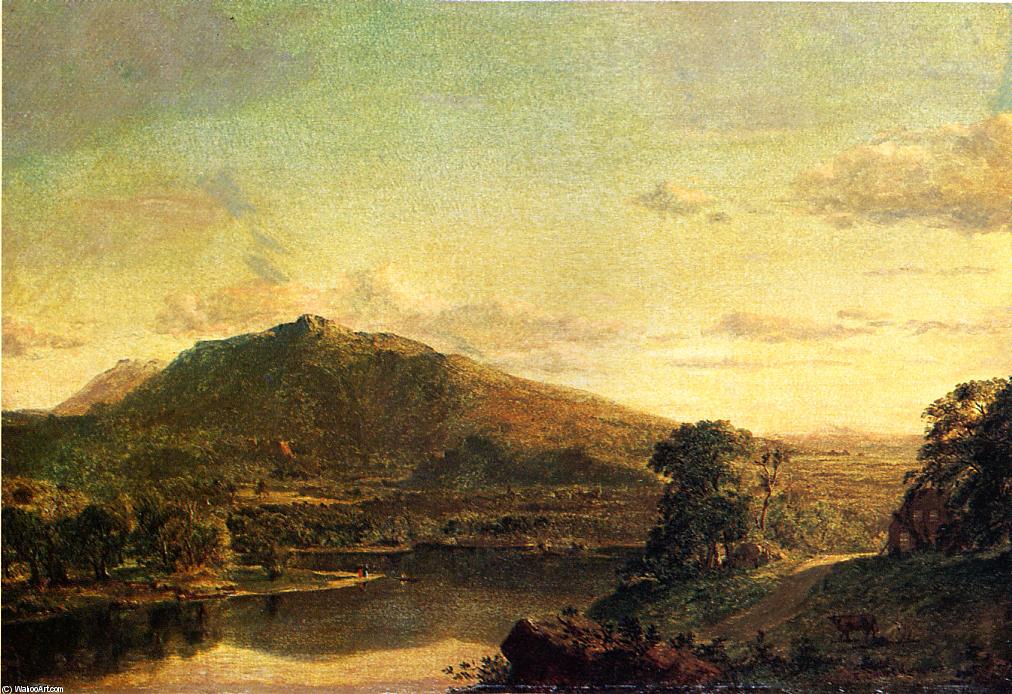 Figures In A New England Landscape — Фредерик Едвин Чурч