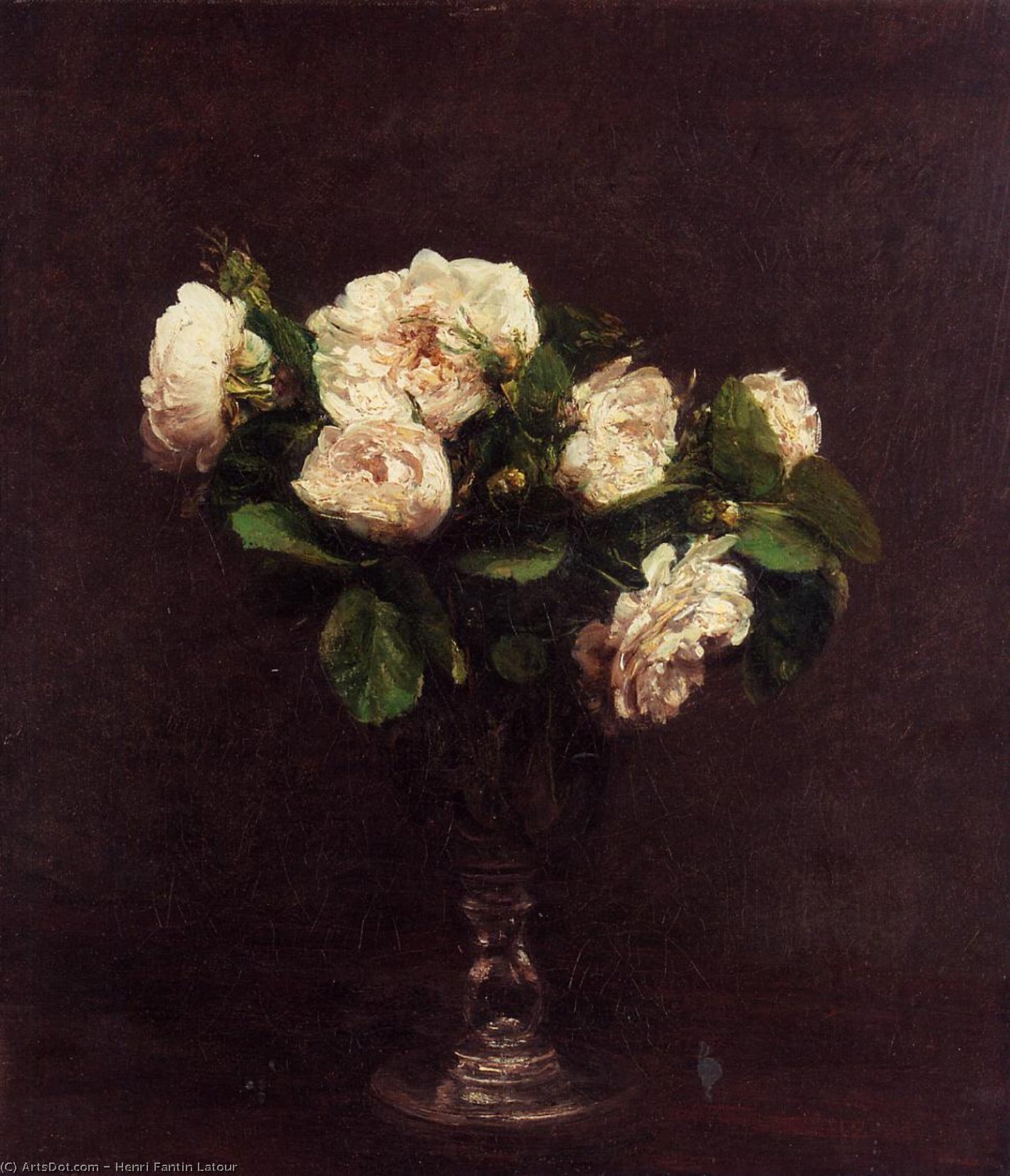White Roses — Henri Fantin-latour