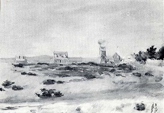 Shinnecock (farm Buildings), (painting) — Arthur B. Davies