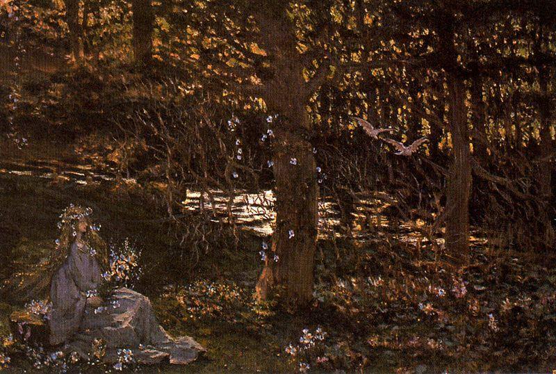Ofelia En El Bosque — Antonio Muñoz Degrain