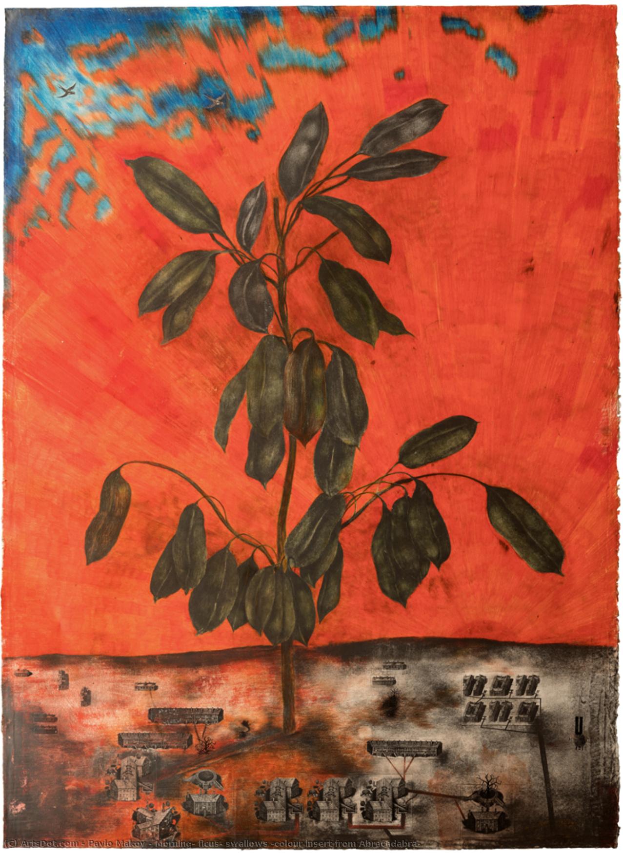 Morning, Ficus, Swallows (colour Insert From Abracadabra) — Pavlo Makov