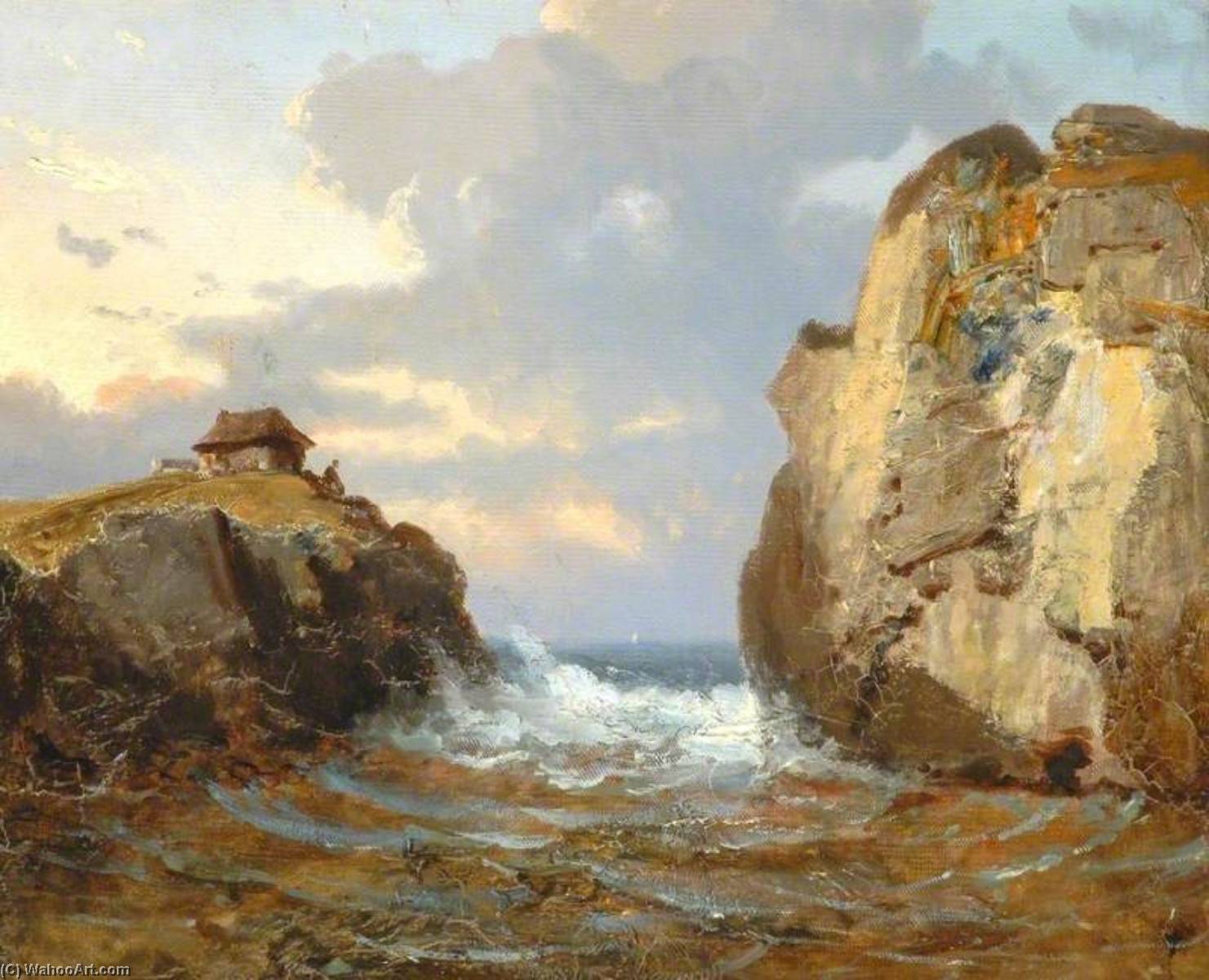 Fisherman's Cottage Near The Sea — Joséphine Bowes