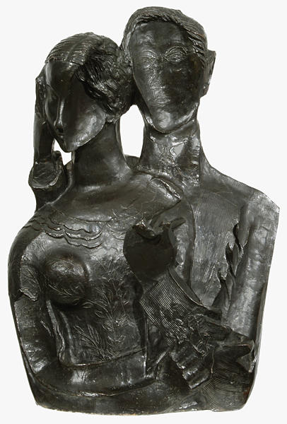 Double Portrait Of Nel And Henk Wiegersma — Ossip Zadkine