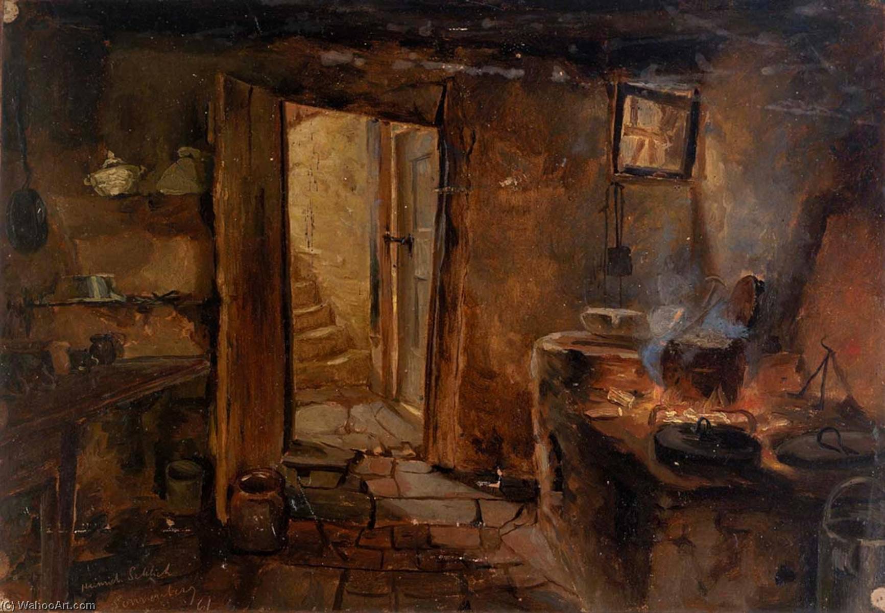 Interior Of A Kitchen — Eliphalet Frazer Andrews