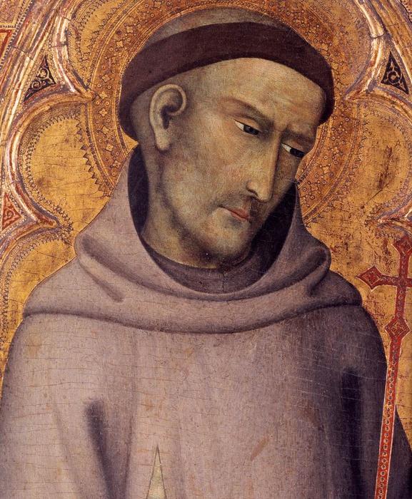St Francis Of Assisi (detail) — Andrea Di Vanni D'andrea